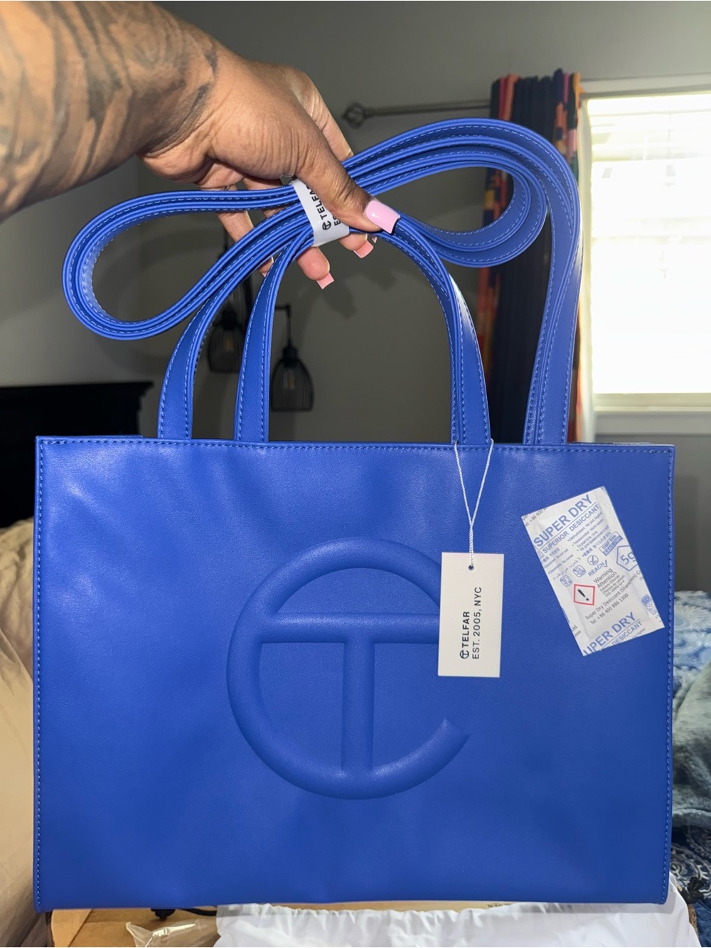 Telfar Royal Blue Shopping Tote